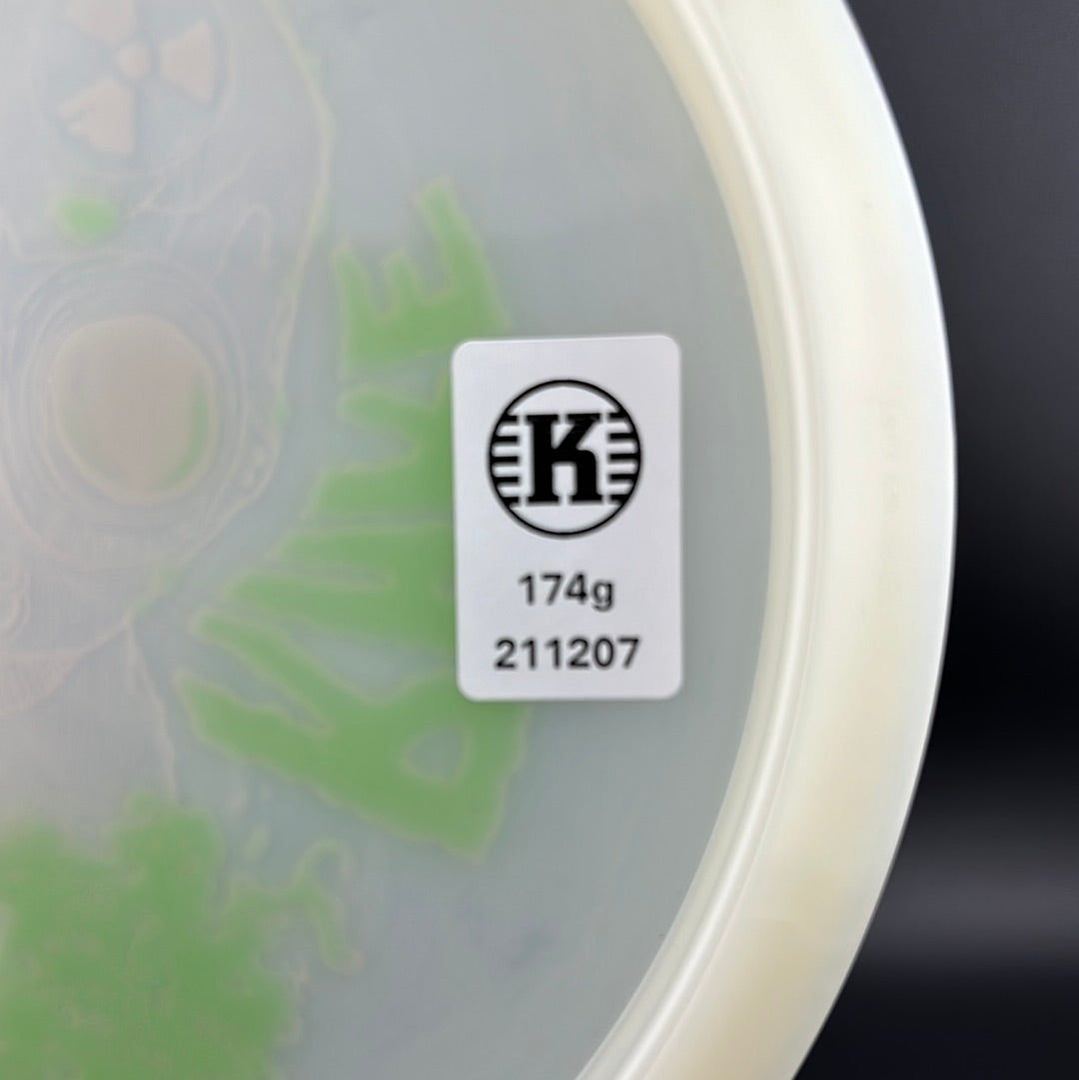 K1 Glow Kaxe Z - 2021 Run - RADioactive Man Stamp