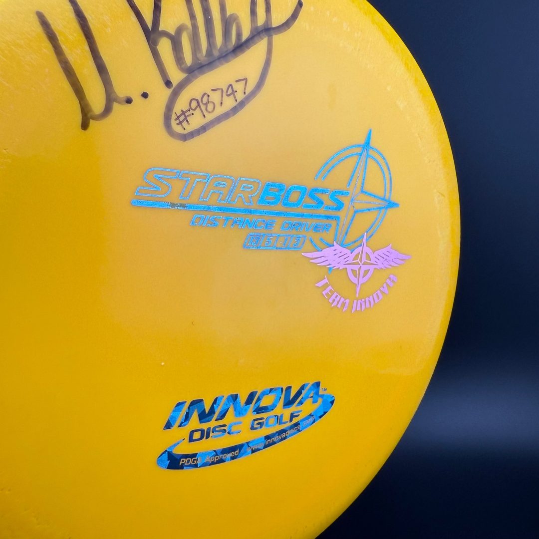 Star Boss *Signed* - Uriyah Kelley - Team Innova *Used