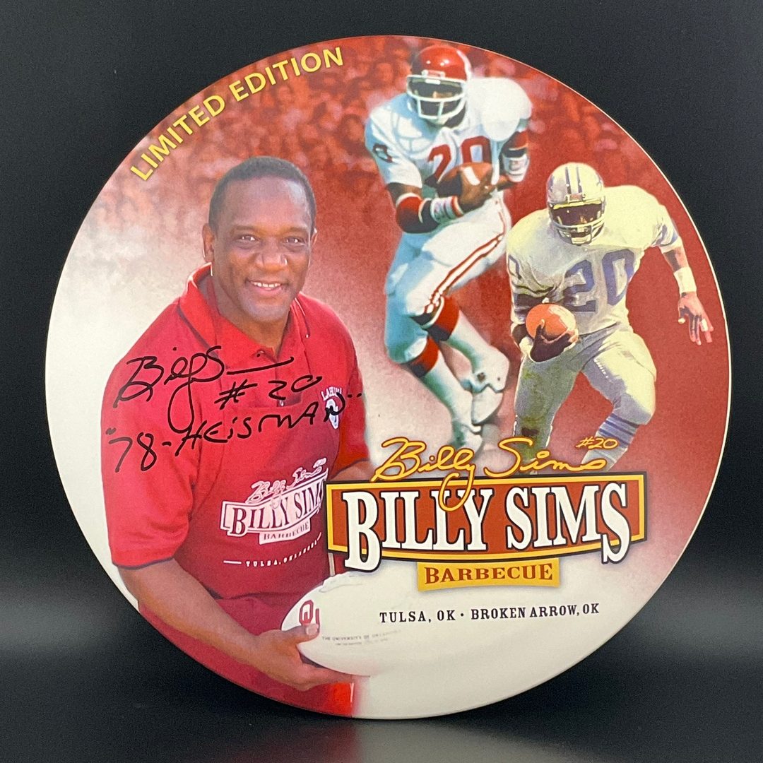 Elite Z SuperColor Spectra *Signed* - Billy Sims BBQ! Heisman Winner!