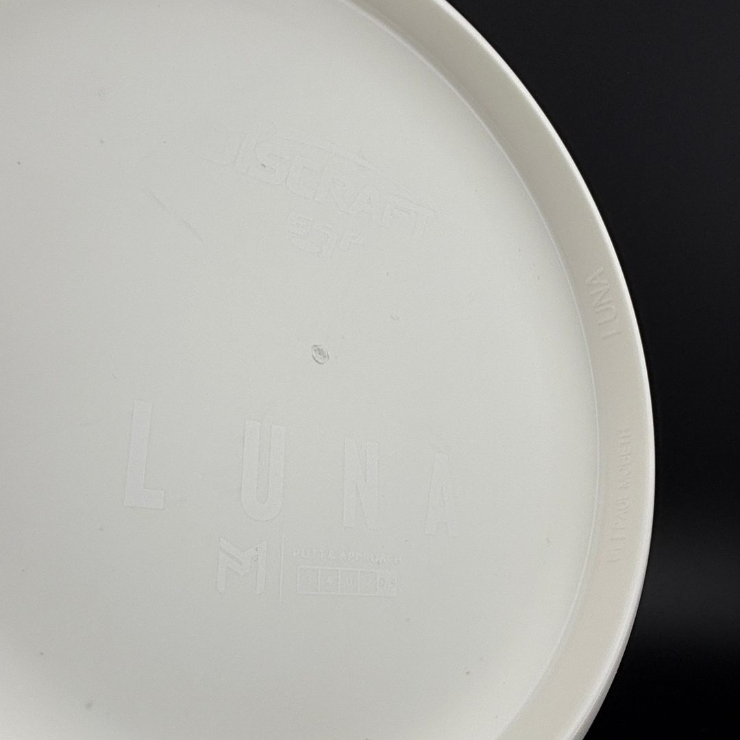 White ESP Luna - Bottom Stamp - Dyer's Delight
