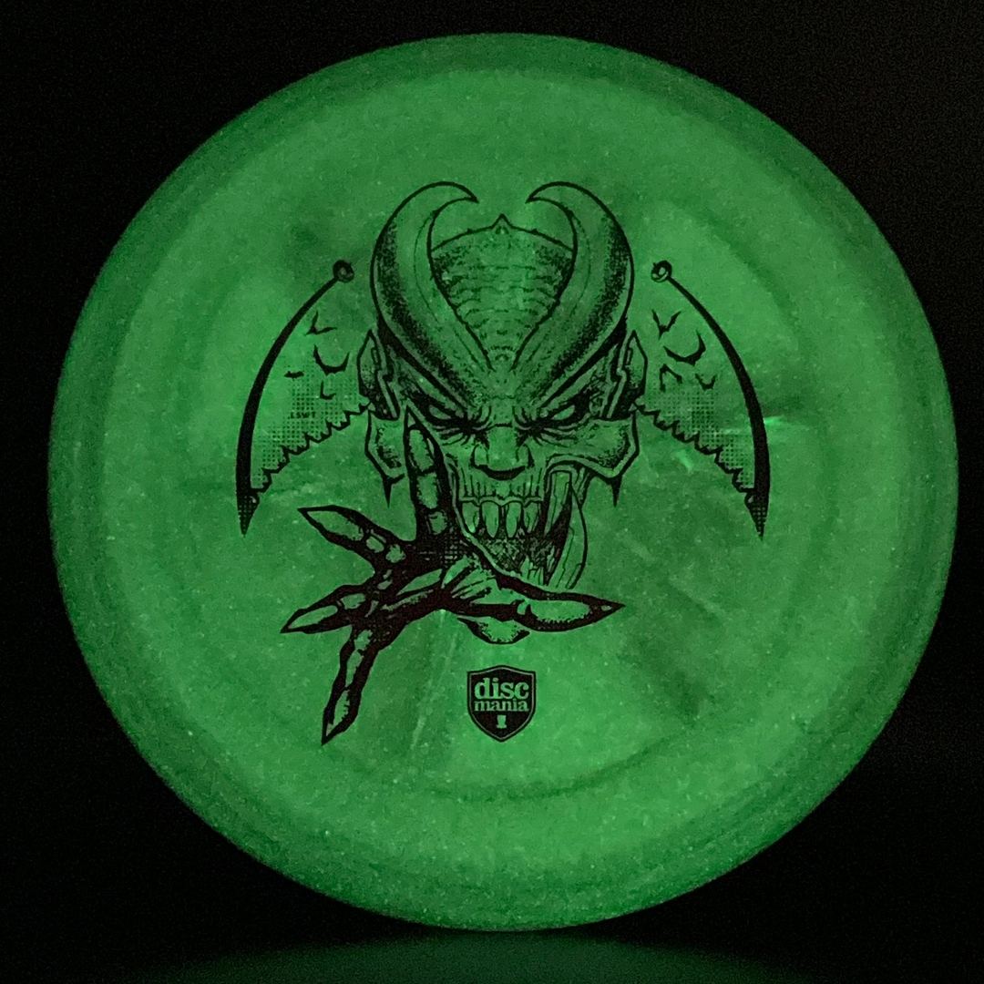 Glow D-Line P2 *Les White Stash* - "Zombie Gremlin" with Hand Painted Back Art!
