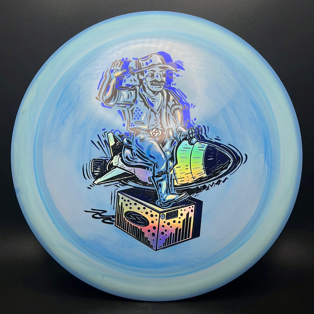Bravo Harrier - "Ride Em Rocket Cowboy" Triple Foil