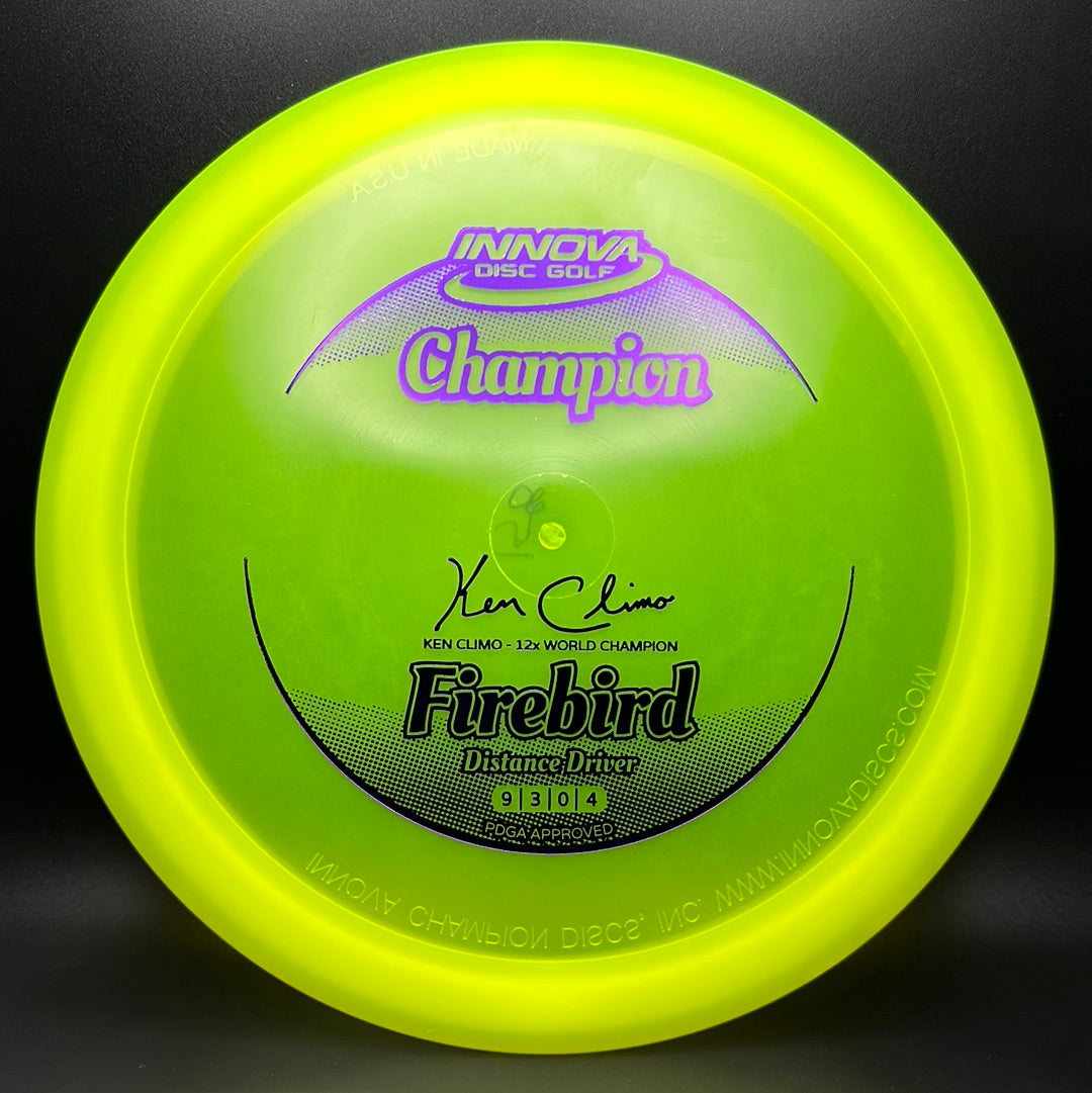 Champion Firebird - Ken Climo 12x World Champ
