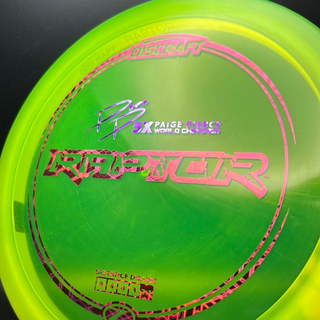 Z Line Raptor - Paige Pierce 5X World Champion