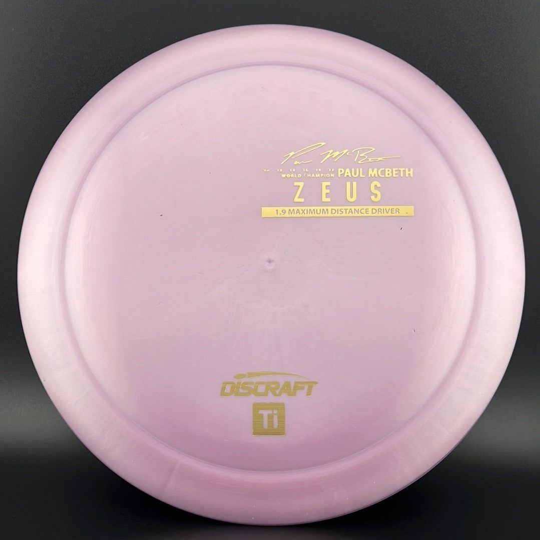 Titanium Zeus - First Run - Paul McBeth Limited Edition