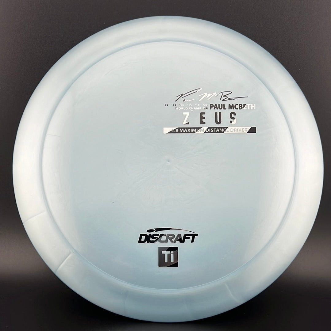 Titanium Zeus - First Run - Paul McBeth Limited Edition
