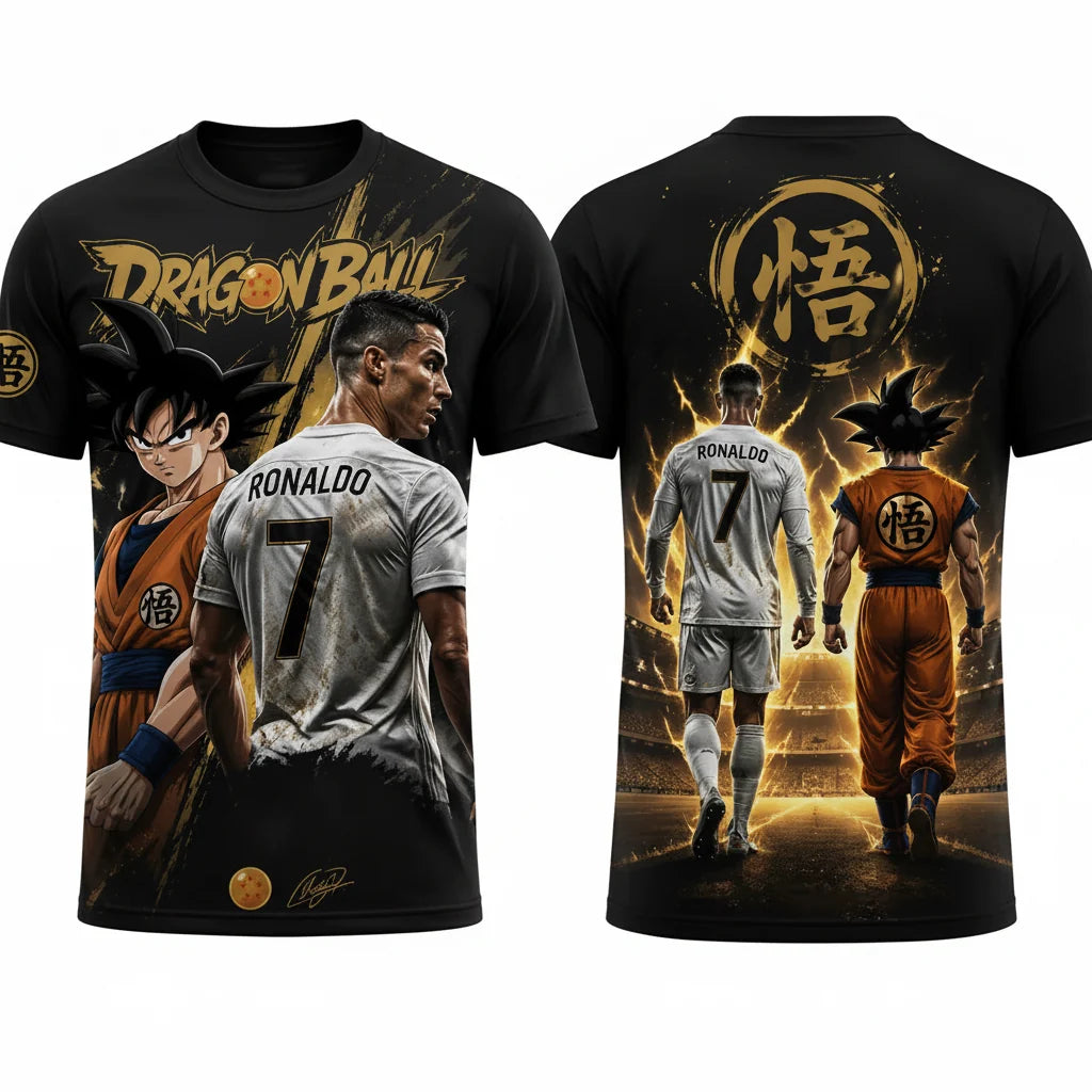 Dragon Ball Ronaldo Oversized Quick-Dry Sports Jersey
