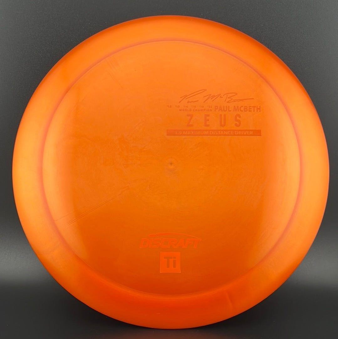 Titanium Zeus - First Run - Paul McBeth Limited Edition