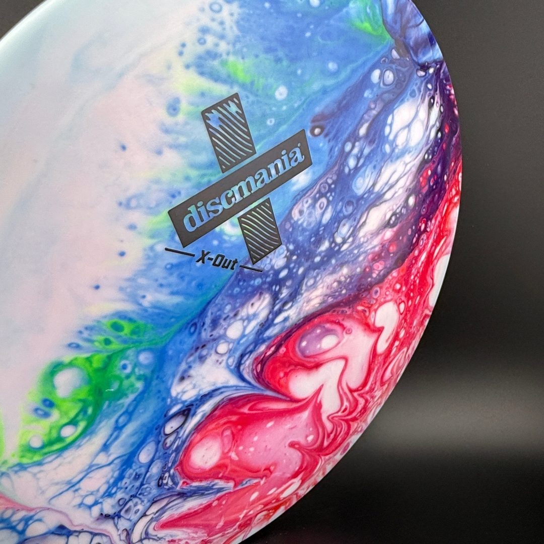 Swirly S-Line FD3 X-Out - DB2 Run 2018 - Doodle Discs Dyed