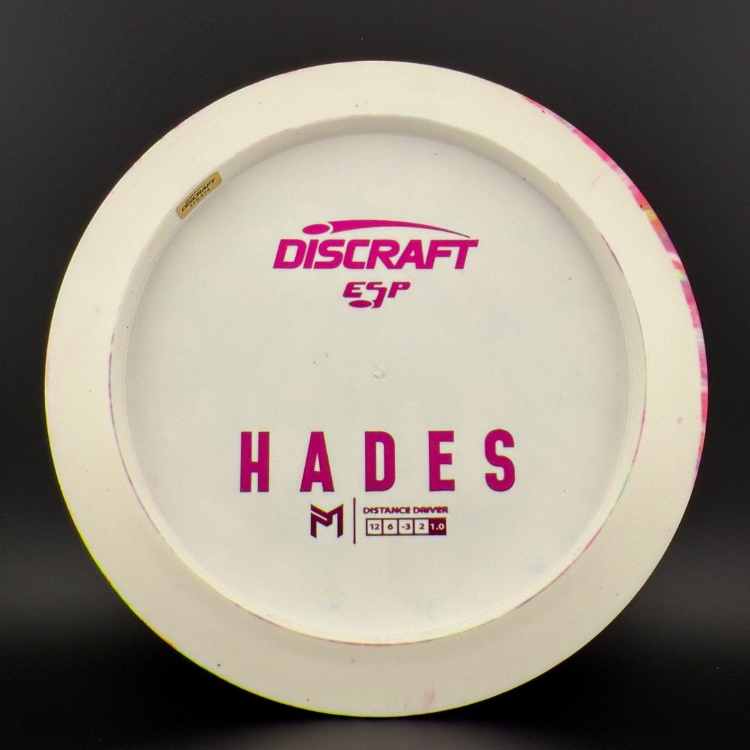 White ESP Hades - Greazy Dyed - Bottom Stamp