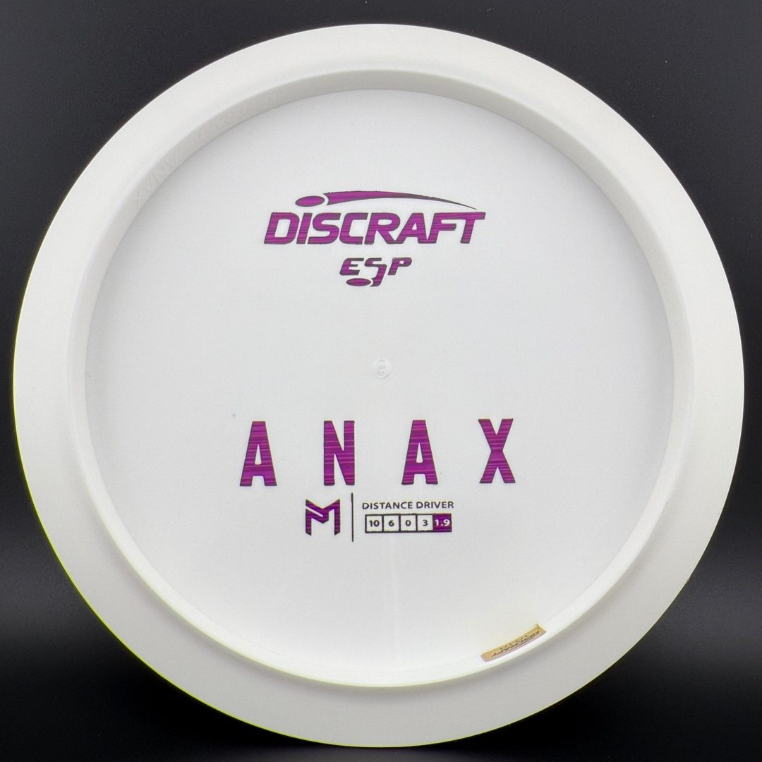 White ESP Anax - Bottom Stamp Dyer's Delight - Paul McBeth