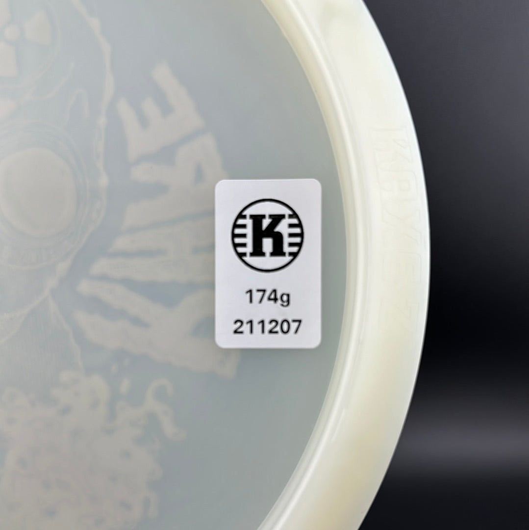 K1 Glow Kaxe Z - 2021 Run - RADioactive Man Stamp