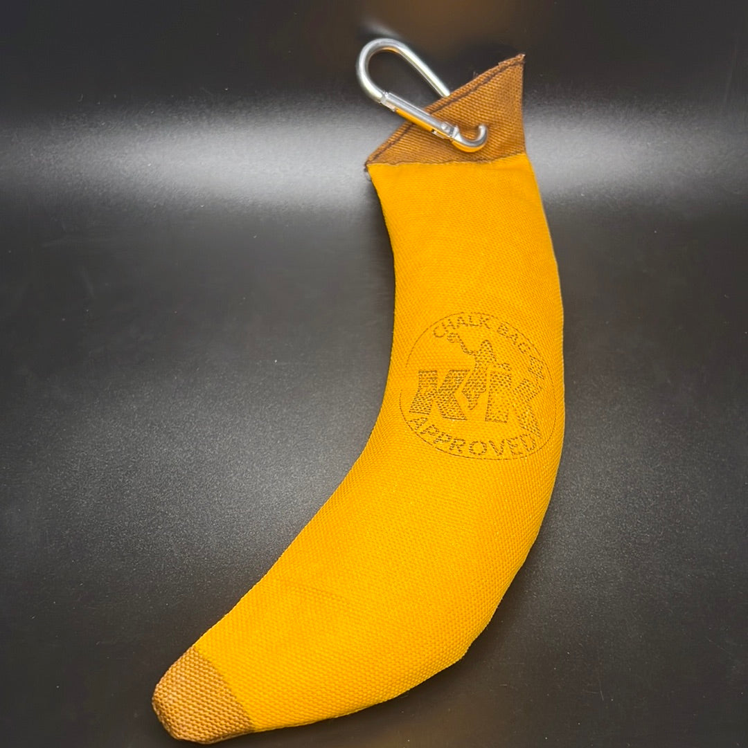 Banana Chalk Bag with Carabiner - KK x RAD Fruit Themed Grip Enhancer