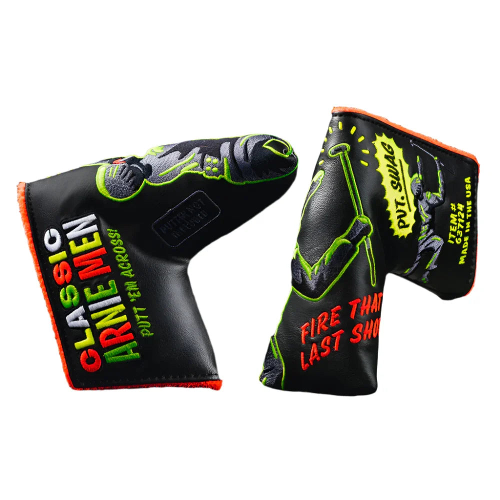 Swag Golf - Arnie Men 3.0 Blade Putter Headcover *opened, no bag*