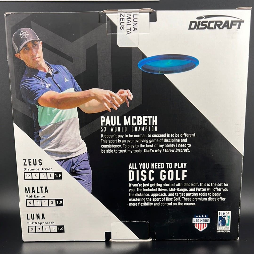 Paul McBeth Premium Disc Golf Set - 3 Discs