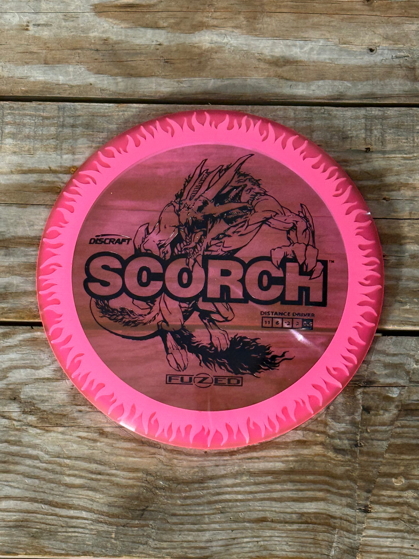 Fuzed Z Scorch with Flame Pattern