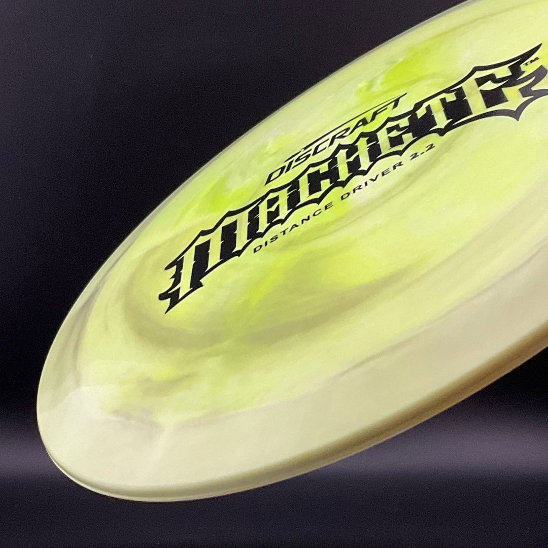 Swirl ESP Machete *Les White Stash Used* - LE Barstamp PFN