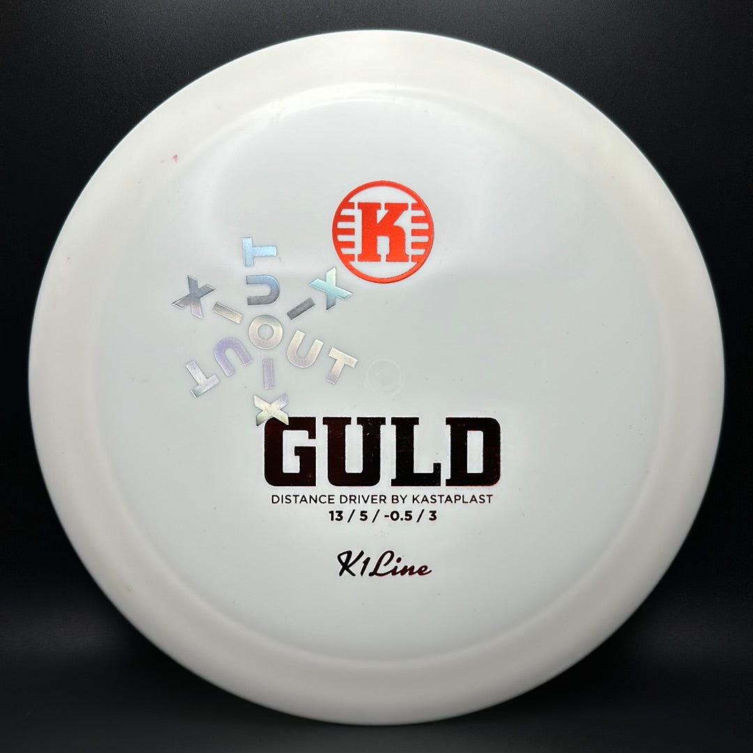 K1 Guld - X-Out Snowflake Stamp