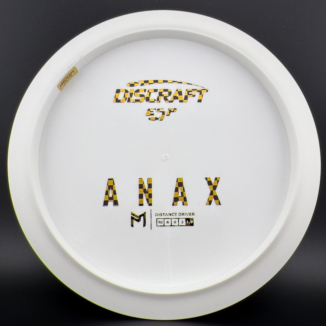 White ESP Anax - Bottom Stamp Dyer's Delight - Paul McBeth