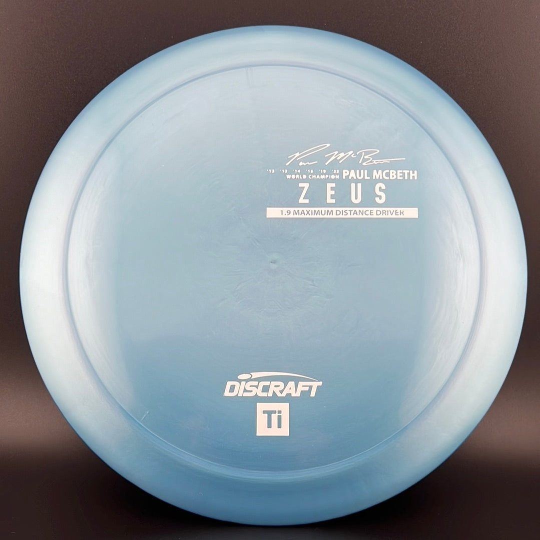 Titanium Zeus - First Run - Paul McBeth Limited Edition