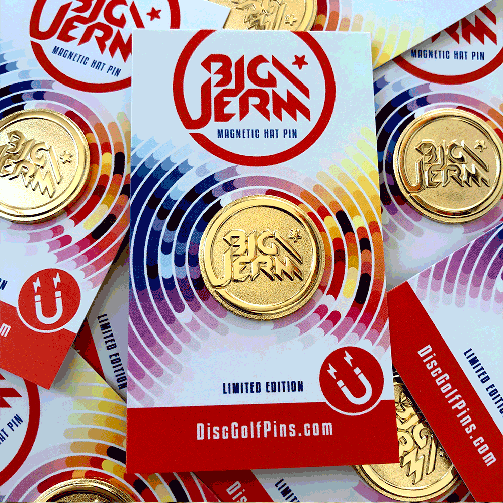 Big Jerm Disc Golf Hat Magnet