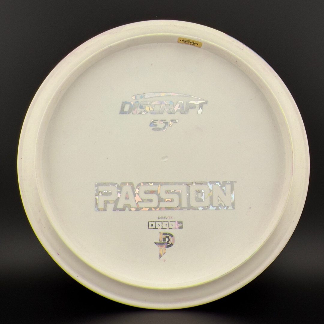White ESP Passion - Greazy Dyed - Bottom Stamp