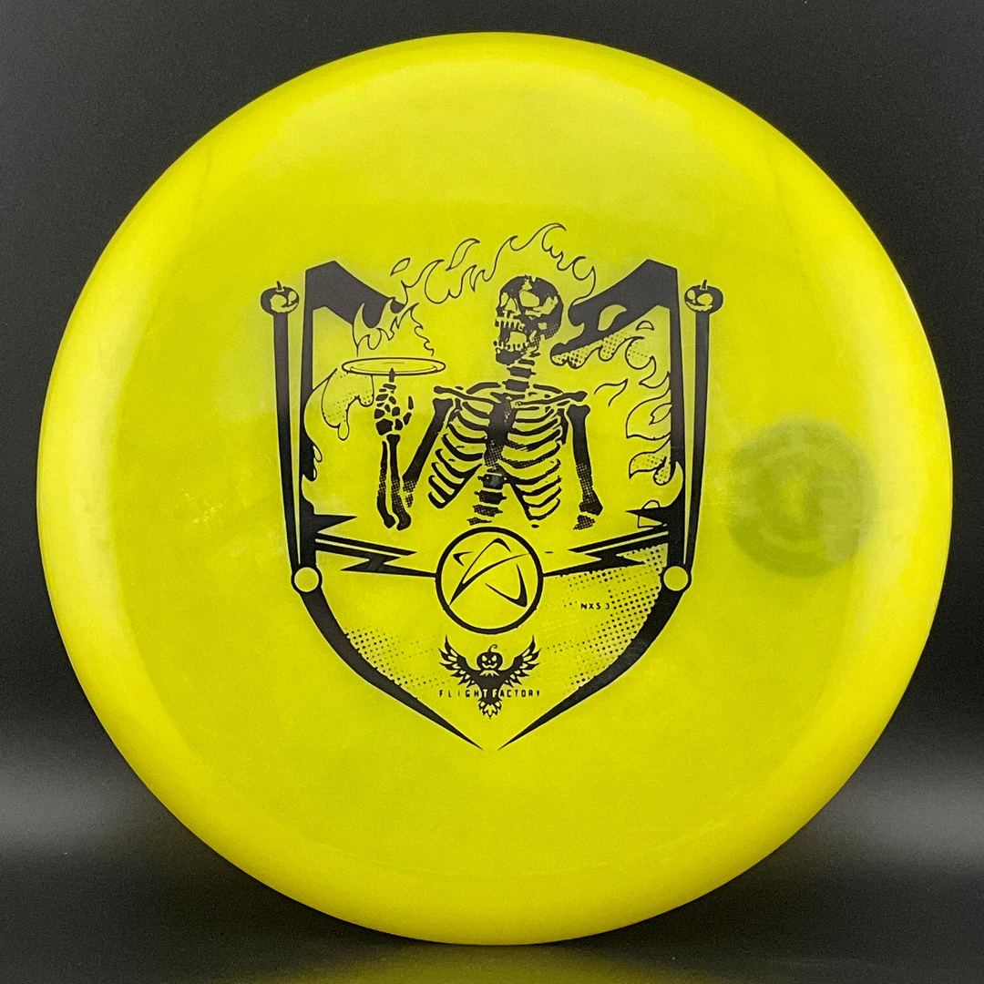 M1 (750) *Les White Stash Used* - "Blazing Skeleton" Flight Factory Halloween Stamp!