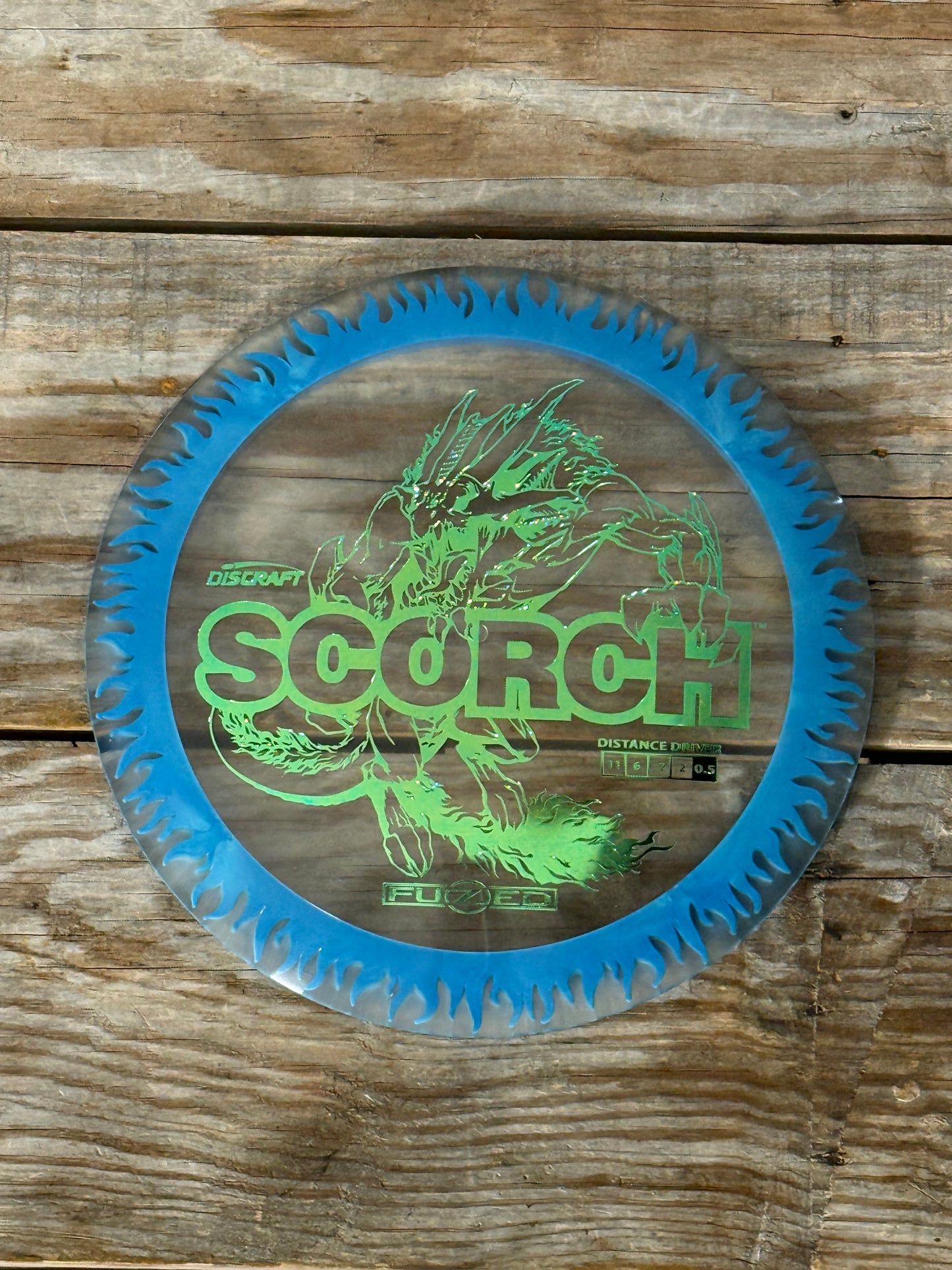 Fuzed Z Scorch with Flame Pattern