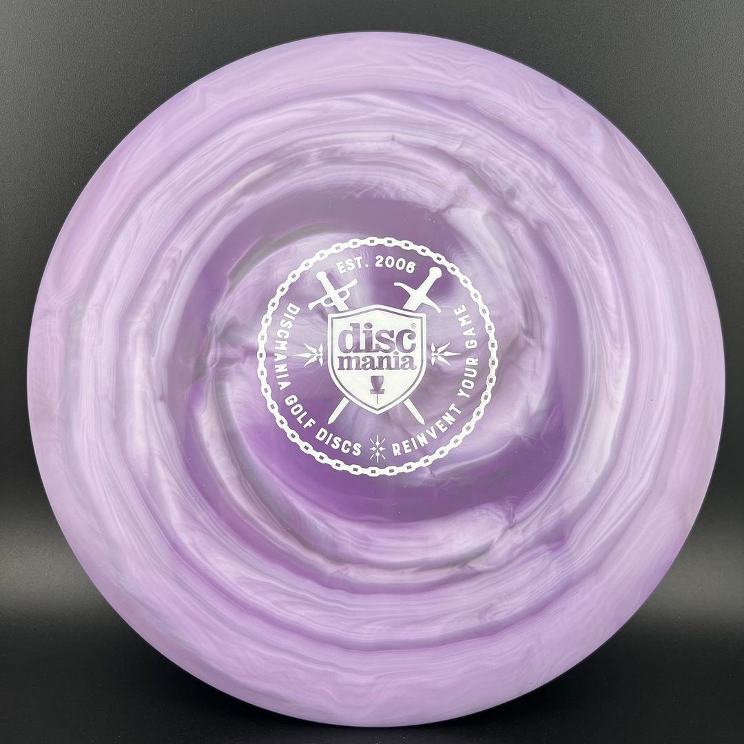 Swirly S-Line TD - Shield & Swords Stamp