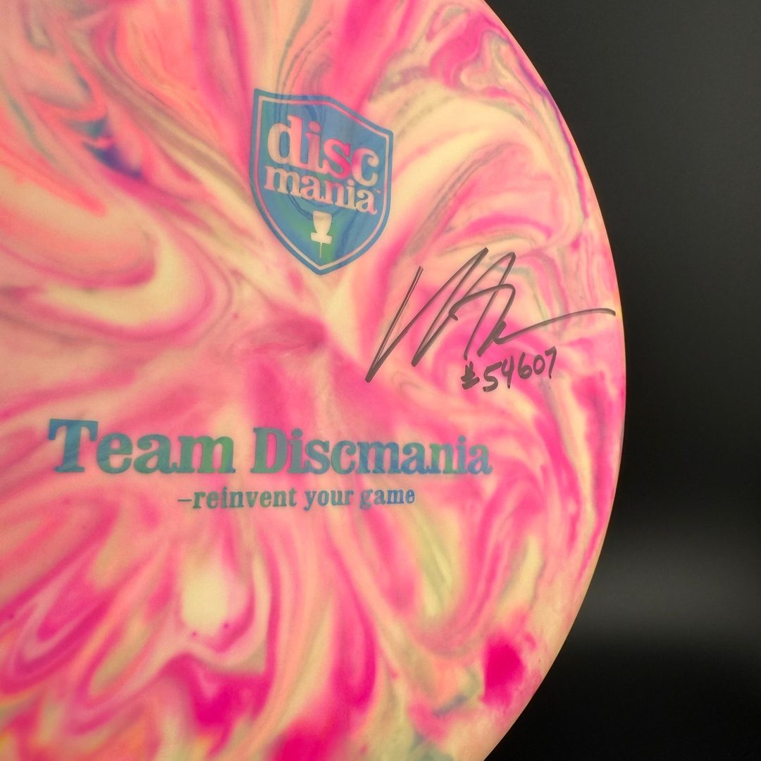 S-Line DDx *Signed* - Bob Kulchuk - Dyed Team Discmania Stamp