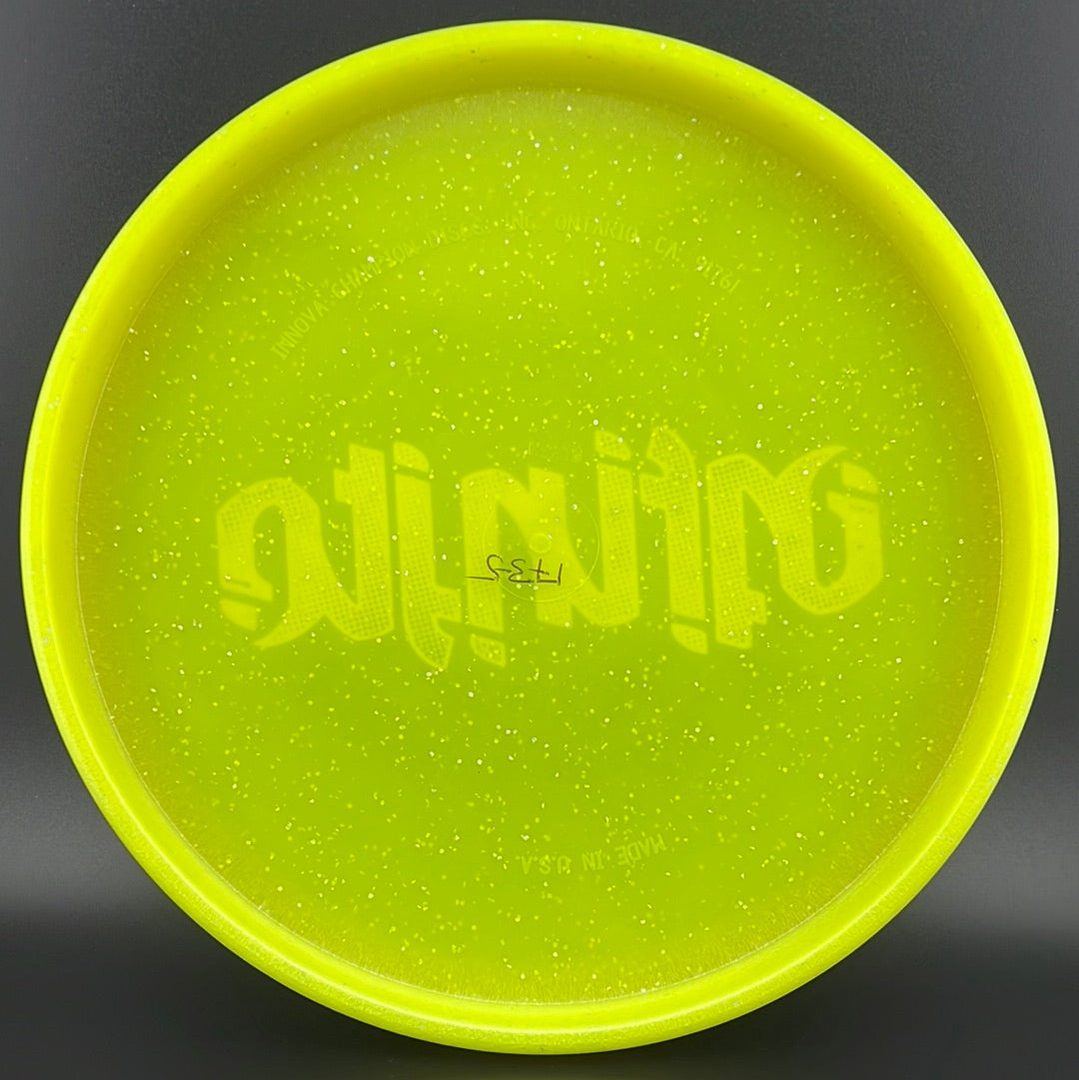 Metal Flake Glow C-Blend Glyph (First Run) - Ambigram