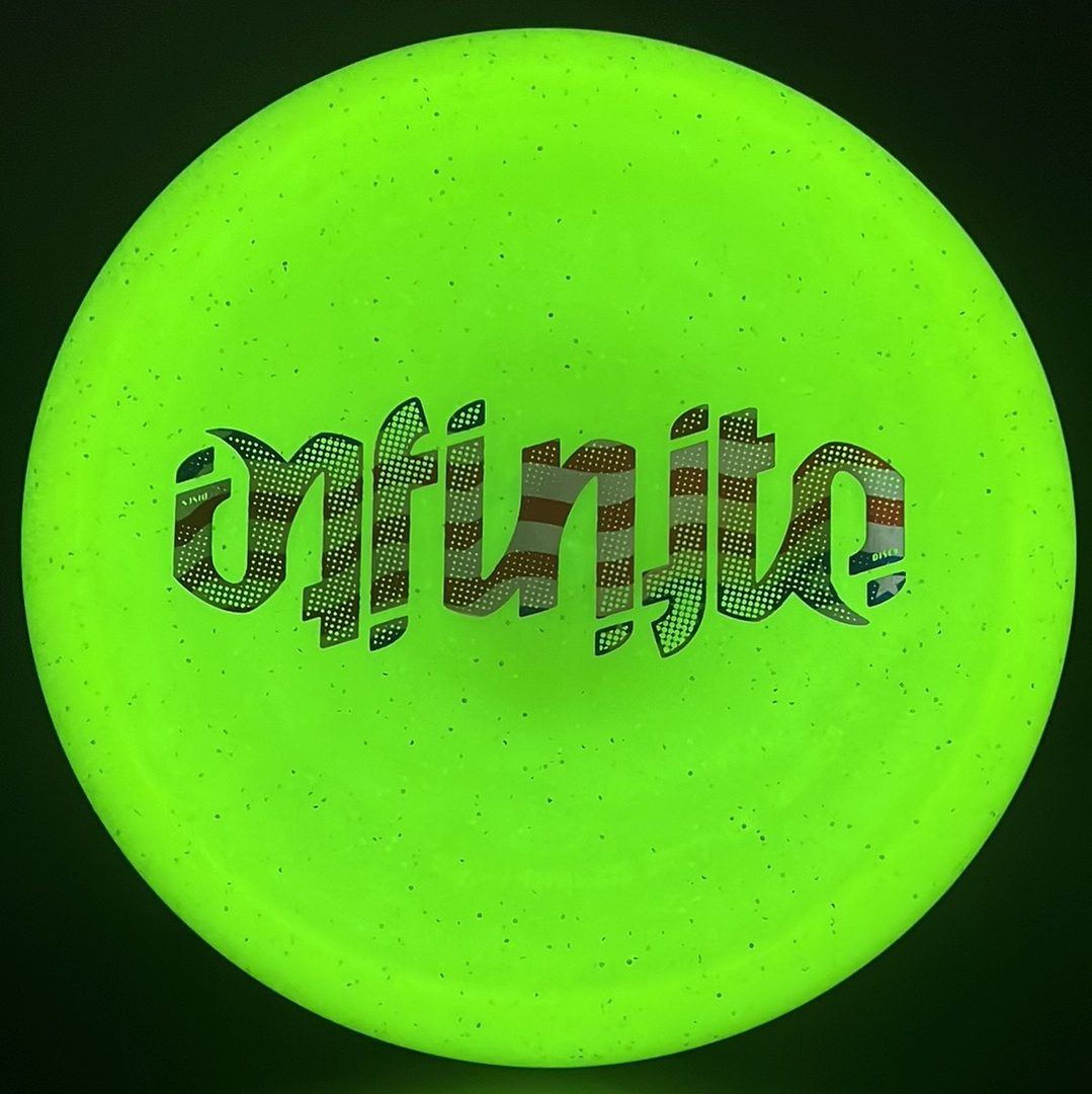 Metal Flake Glow C-Blend Glyph (First Run) - Ambigram