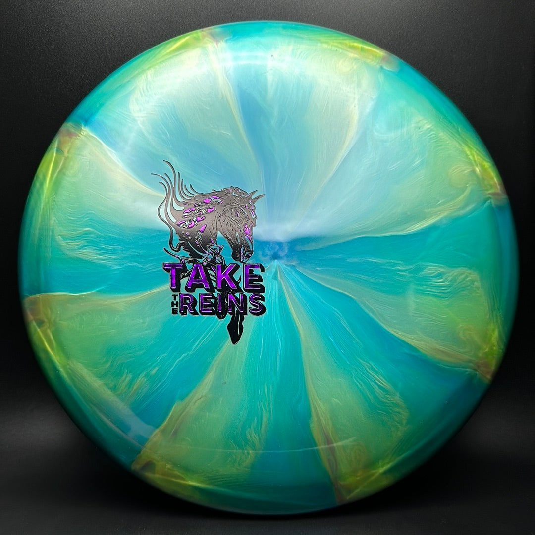 Sublime Swirl Mustang - "Take The Reins" Mini Stamp