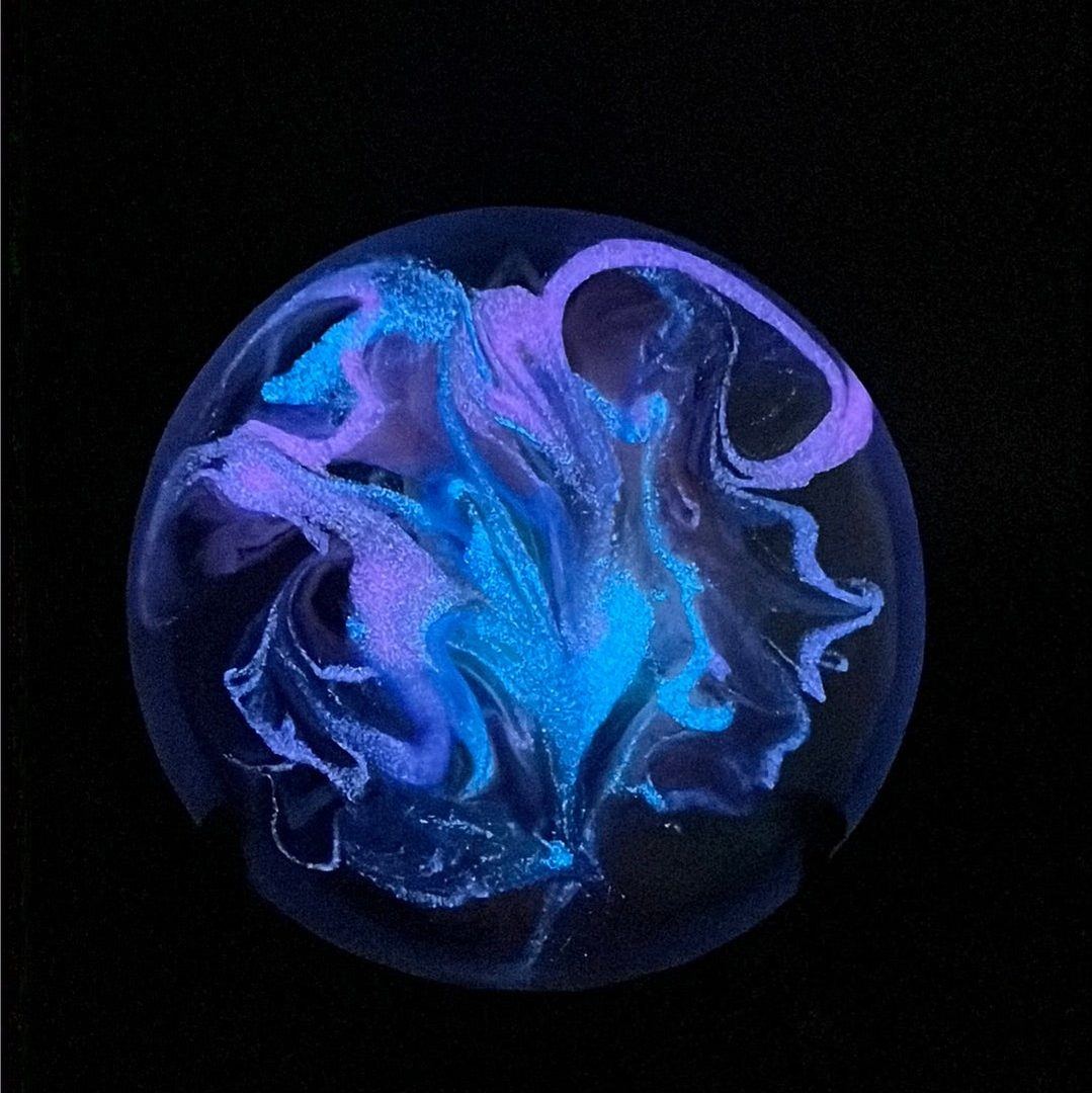 Custom Blue Glow Resin Mini - Exclusive "RAD Plague Doctor"