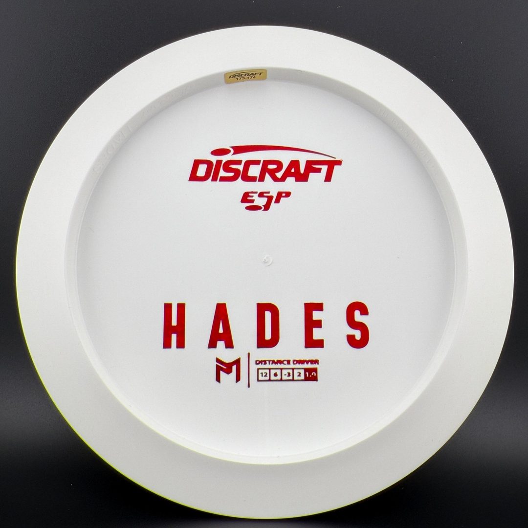 White ESP Hades - Bottom Stamp Dyer's Delight - Paul McBeth