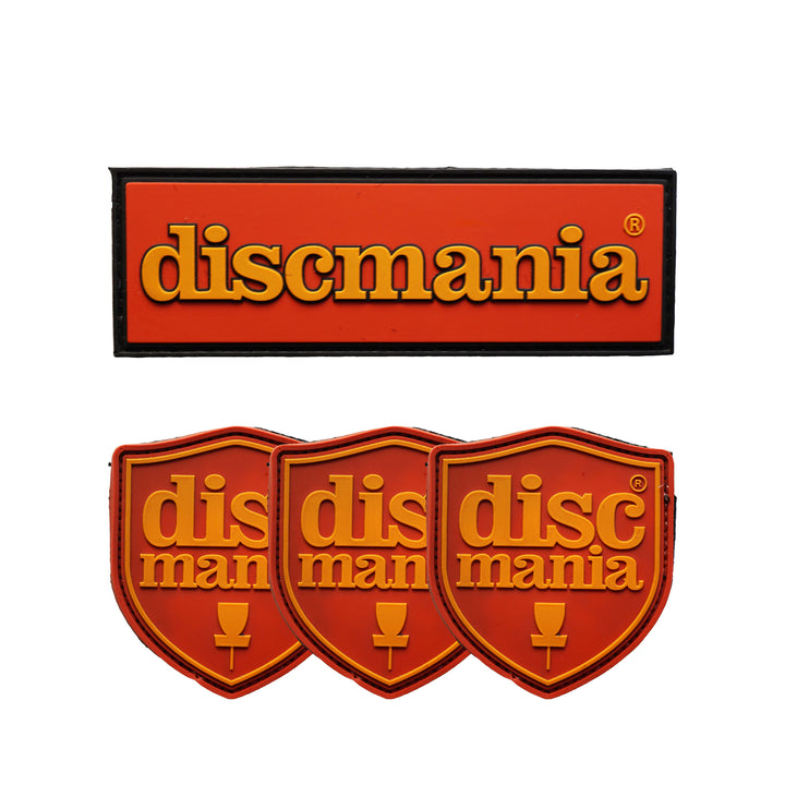 Discmania Red Patches (Velcro On Backside)