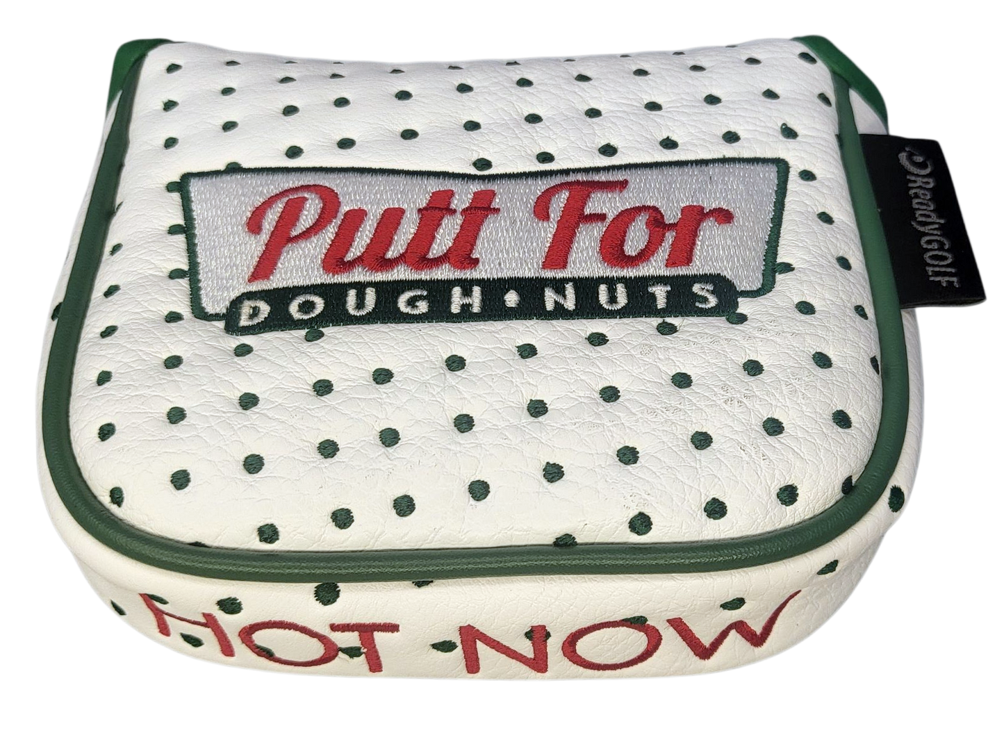 TaylorMade Spider ZT Center-Shafted Putter Cover by ReadyGOLF - Donut Box (Putt for Dough-Nuts)