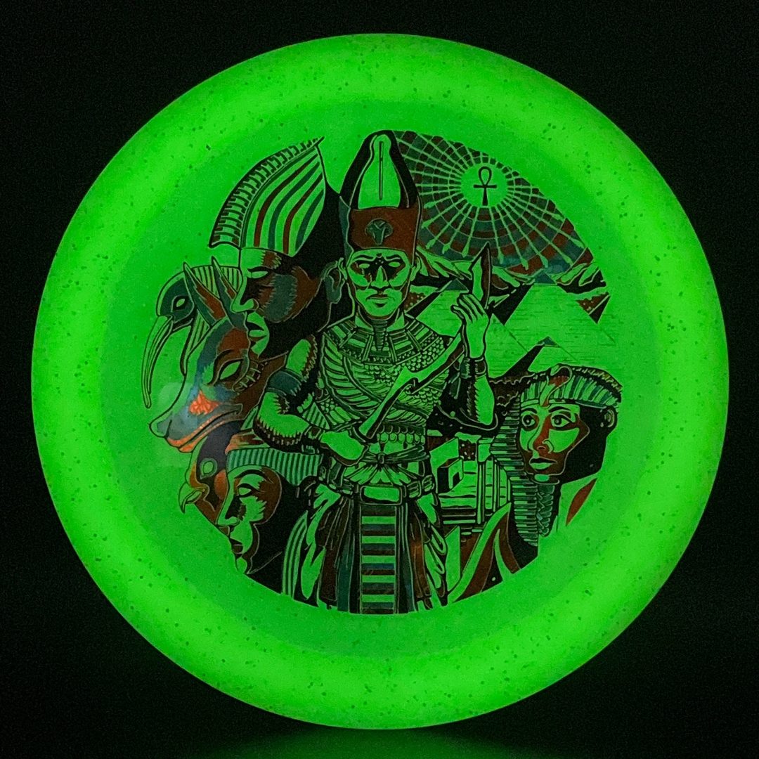 Metal Flake Glow Aztec X-Out - Gods of Egypt