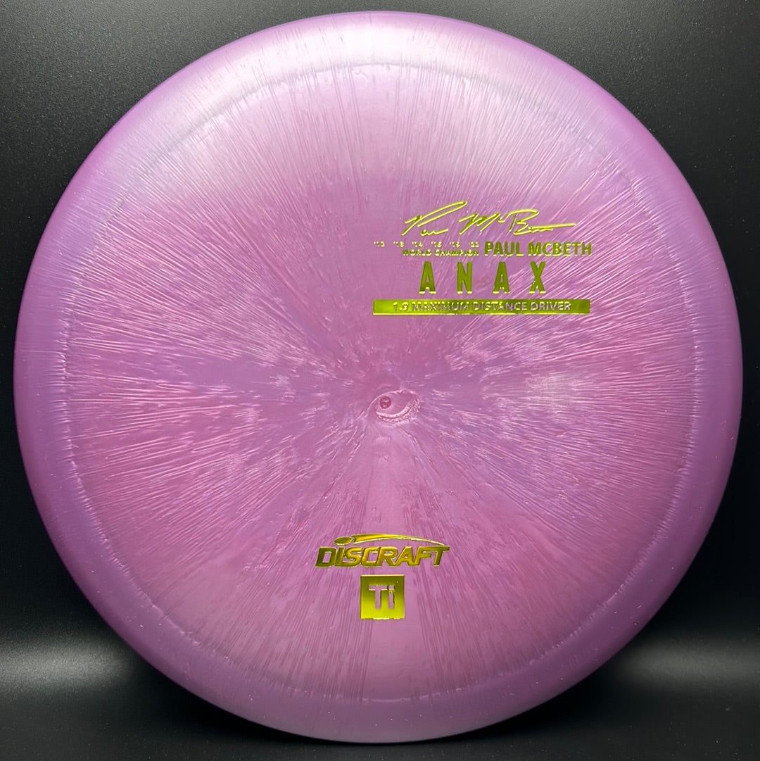 Titanium Anax - First Run - Paul McBeth Limited Edition