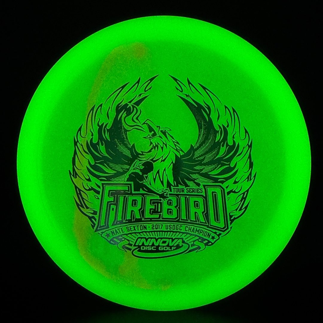 2018 Glow Champion Firebird - Swirly Blue Pink Nate Sexton TS