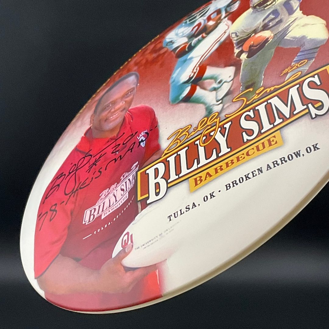Elite Z SuperColor Spectra *Signed* - Billy Sims BBQ! Heisman Winner!