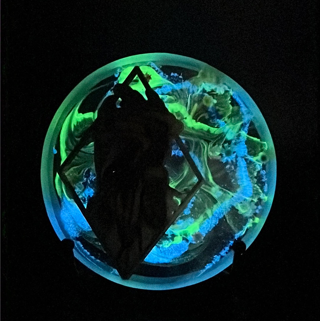 Custom Floral Glow Resin Mini - Exclusive "RAD Plague Doctor"