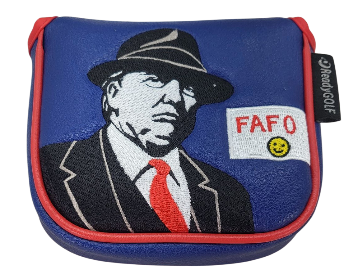 Trump FAFO Embroidered Putter Cover by ReadyGOLF - Mallet