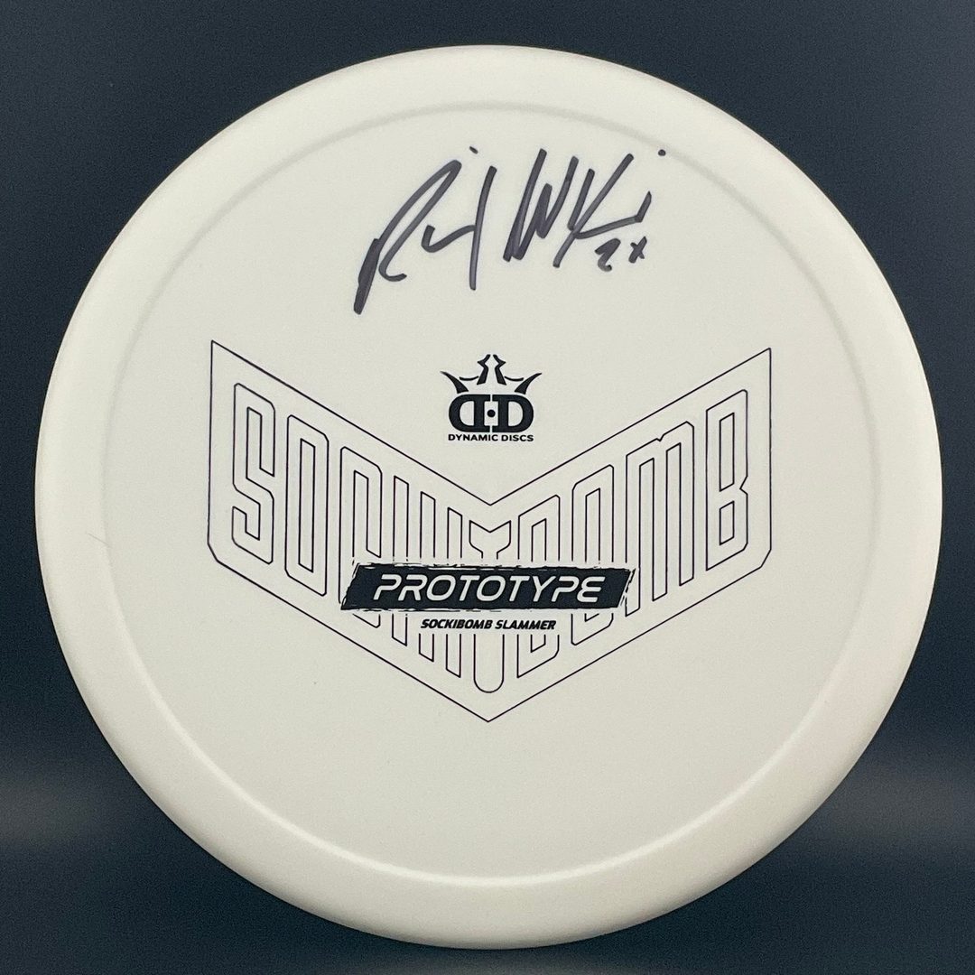 Prototype Sockibomb Slammer *Signed* - 2022 LE - Ricky 2X!