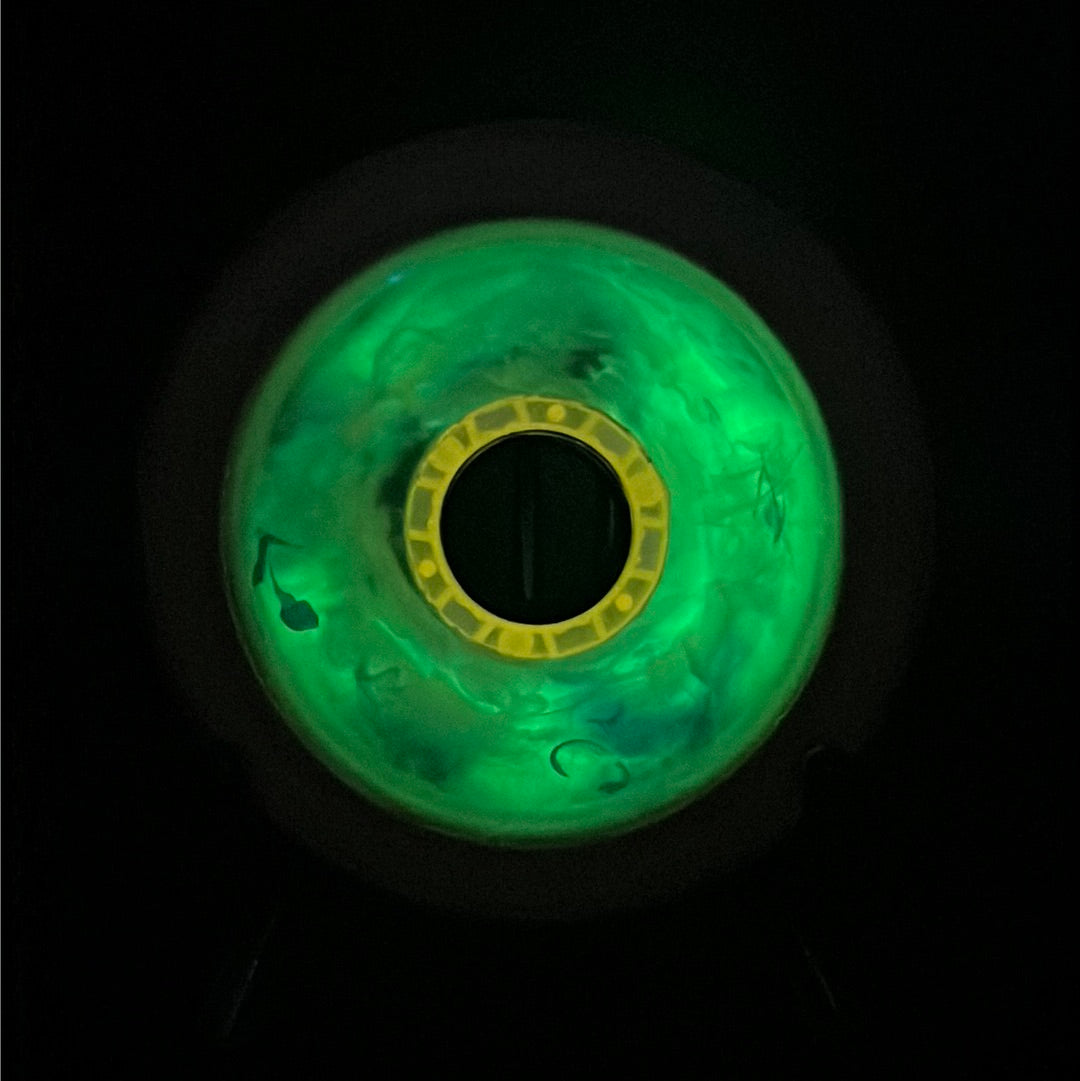 Custom Glow Resin Mini - Wooden Rim and Spinner!