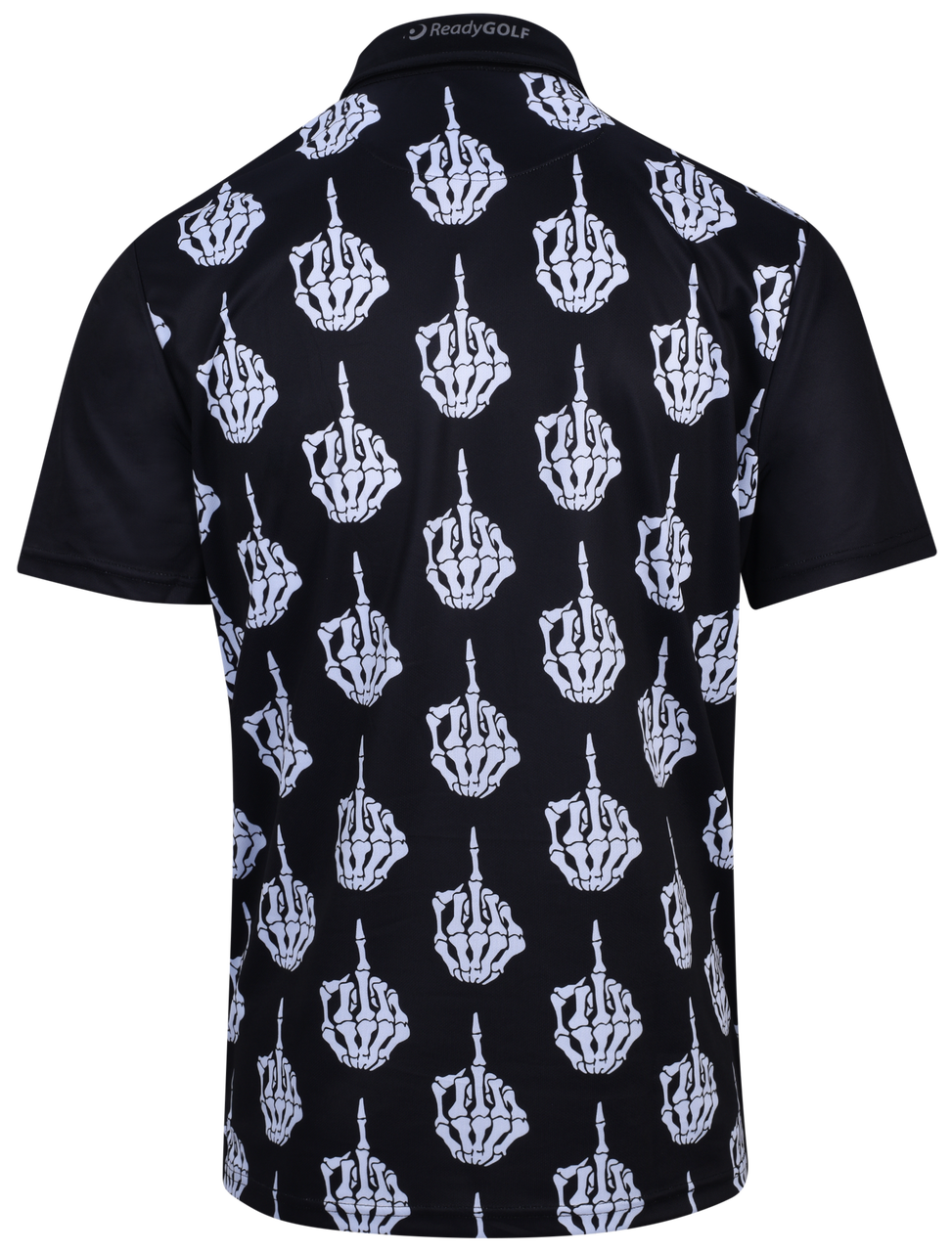 The Bird Middle Finger Mens Golf Polo Shirt by ReadyGOLF