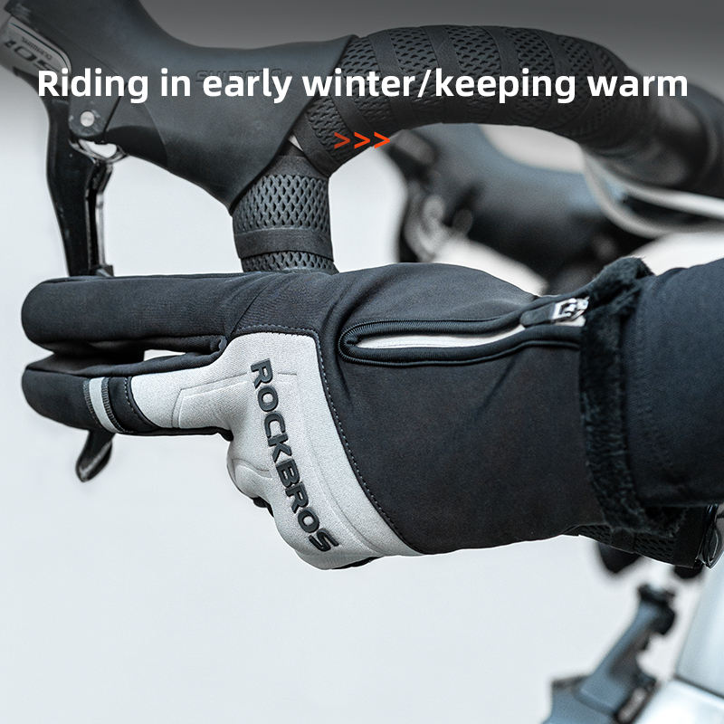 Winter Fleece Long Finger Gloves