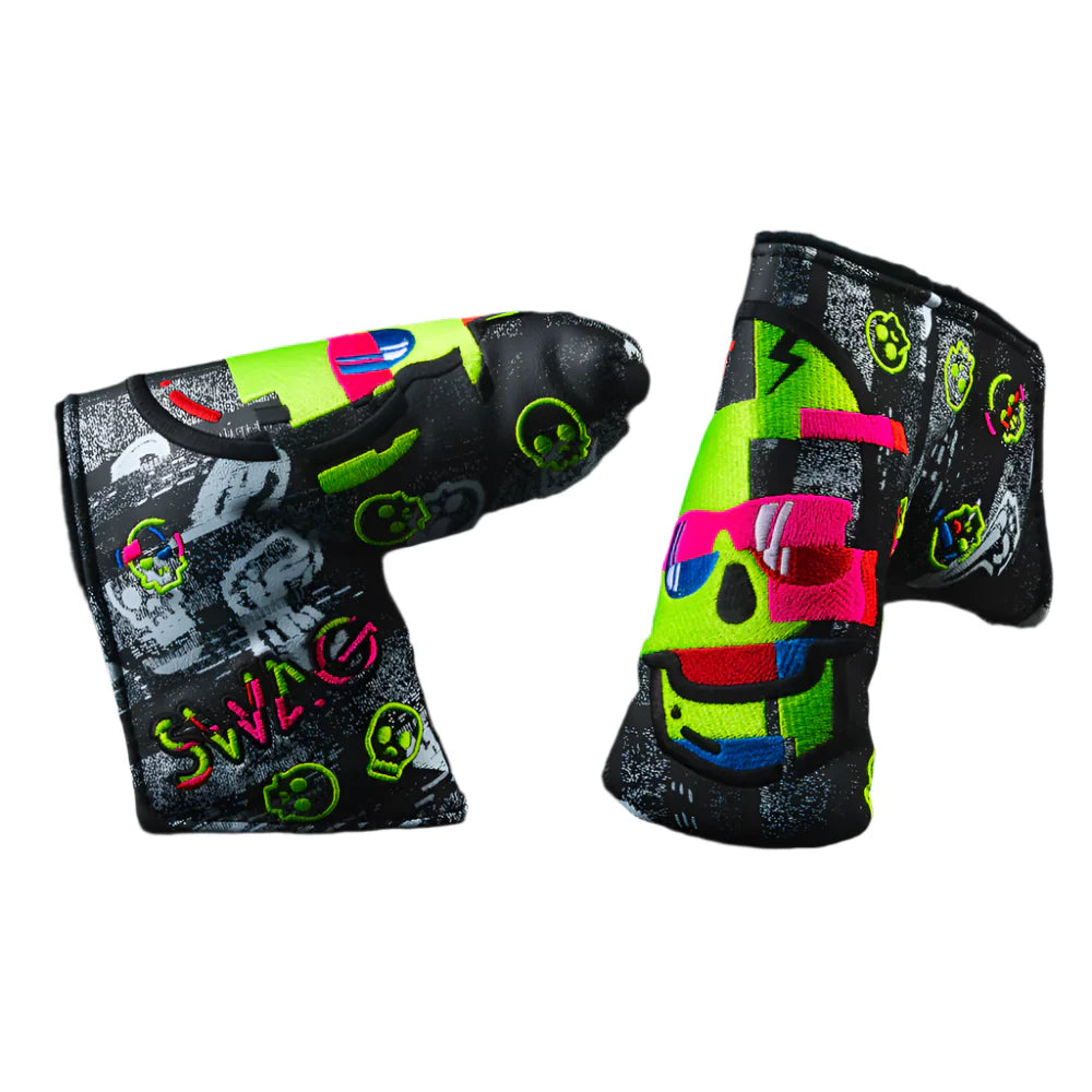 Swag Golf - NFT Only Glitch Skull Ver 2.5 Blade Putter Headcover