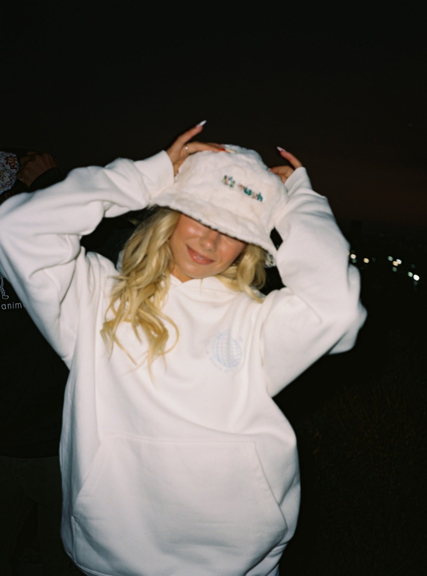 It's Murph Disco Sl*t White Pullover Hoodie