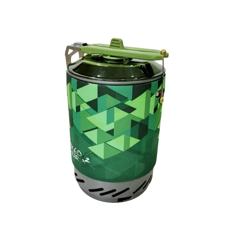 Efficient Outdoor Cooking: Heat Exchanger Stove